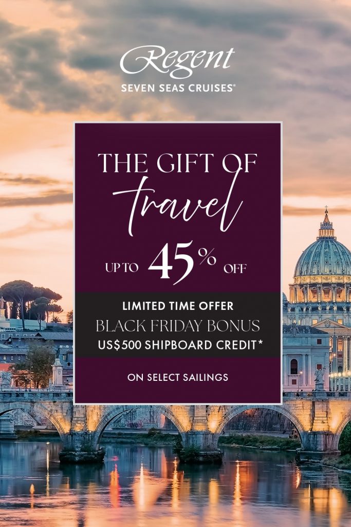 Regent Gift Of Travel Black Friday Sale Nov24