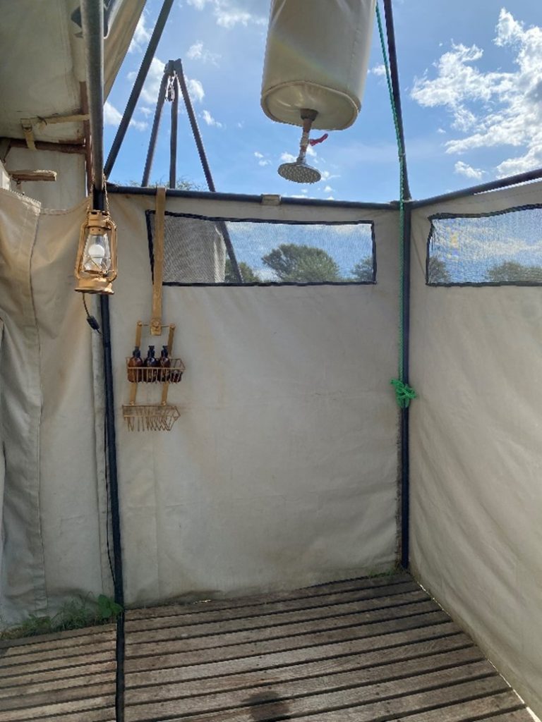 Serengeti Tent Shower