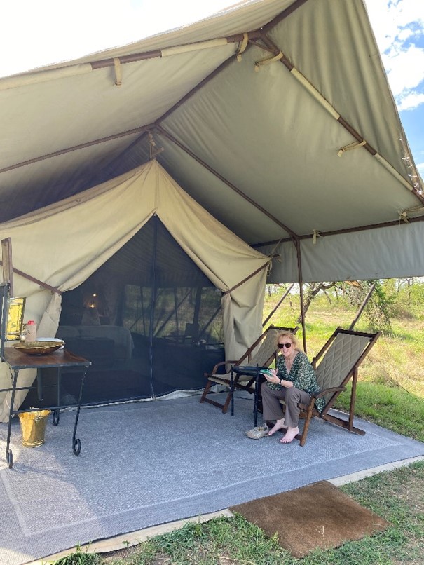 Serengeti Terrace Of Our Tent