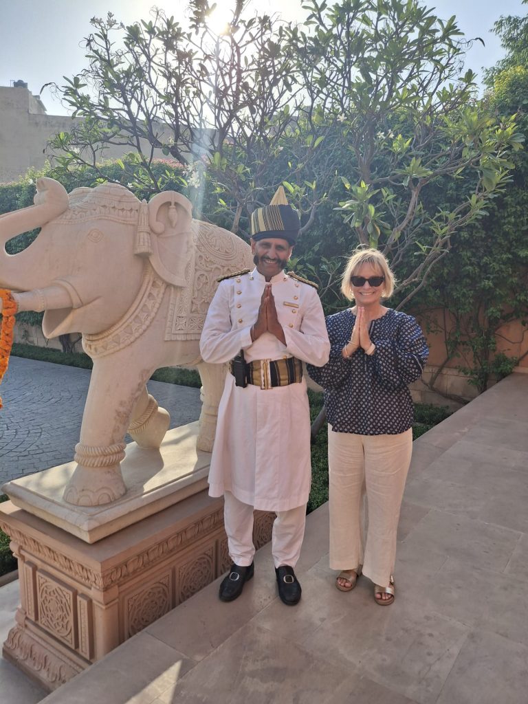 Claire With Guide