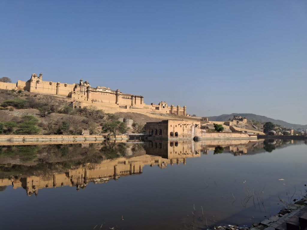 Jaipur Fort Palace At Amber .