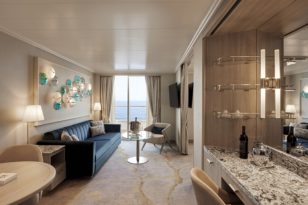 Crystal cruises sapphire suite