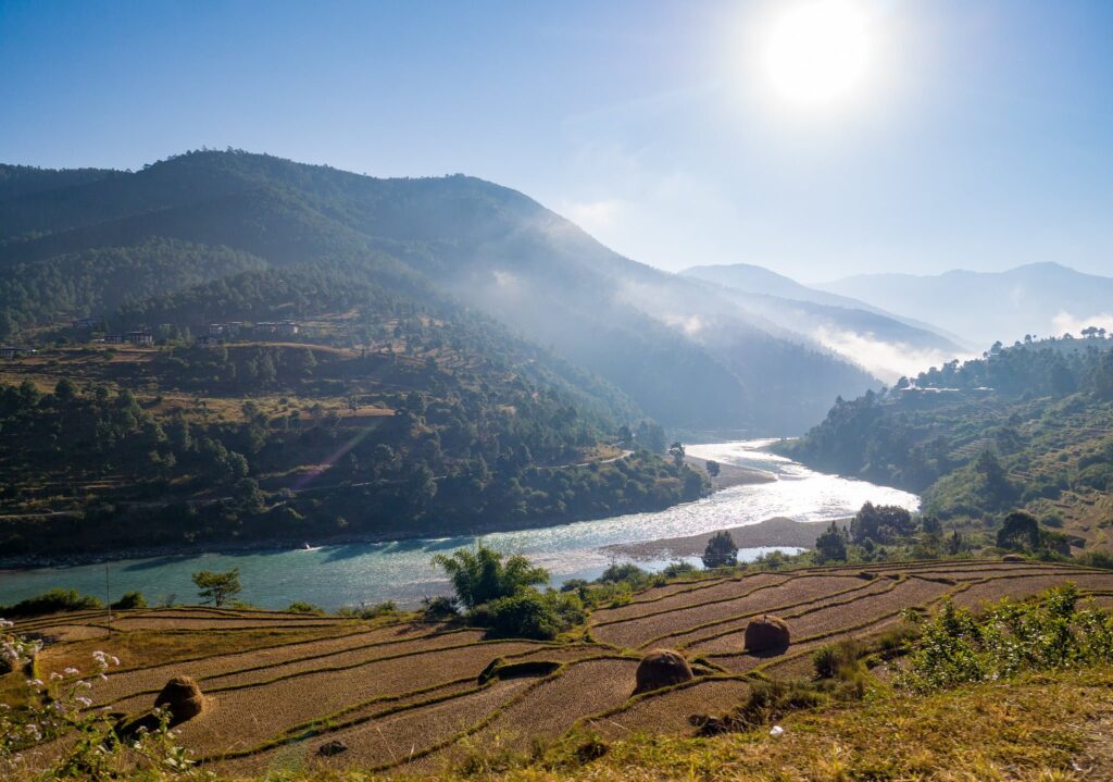 Peirce and Lesley Bhutan