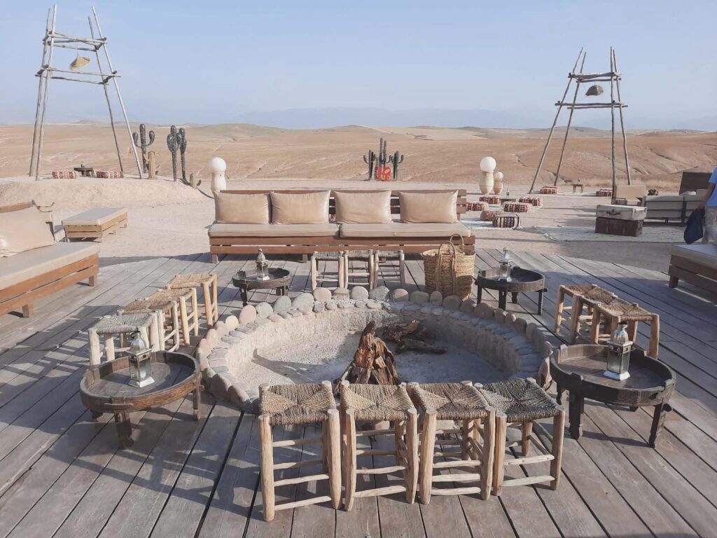 Morocco; Inara camp, Agafay desert